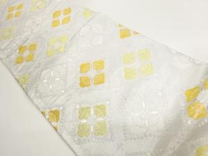 花菱模様織出し袋帯